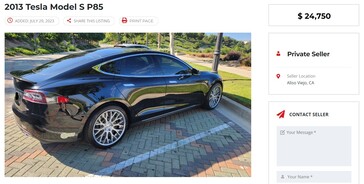 FindMyElectric ha anche alcune vecchie Model S quotate sotto i 25.000 dollari