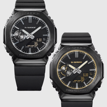 Il G-Shock GM-2100LXB-1AJF, e il GM-2100LXB-1A9JF (da sinistra a destra)