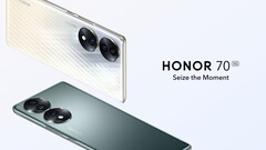  Honor 70 ha un display da 6,67 pollici e uno scanner di impronte digitali integrato nel display. (Fonte: Honor)