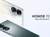  Honor 70 ha un display da 6,67 pollici e uno scanner di impronte digitali integrato nel display. (Fonte: Honor)