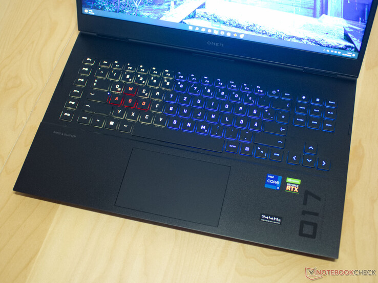 Dispositivi di input dell'HP Omen 17