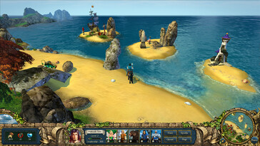 Nella foto: uno screenshot di gioco tratto da King's Bounty: The Legend.