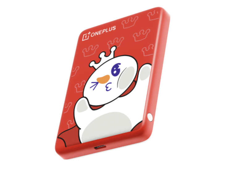 La carta energetica magnetica OnePlus Air Snow King Edition Sweet Red. (Fonte immagine: Oppo Mall)