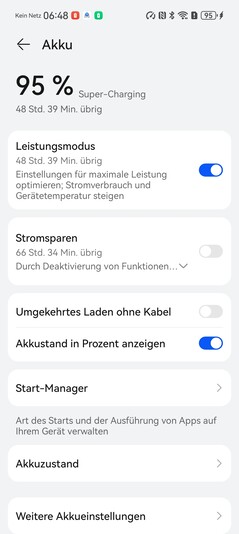 Huawei Pura 80 Ultra: Batteria