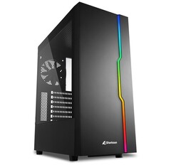 Case compatto Sharkoon Slider RGB Slider ATX (Fonte: Sharkoon)