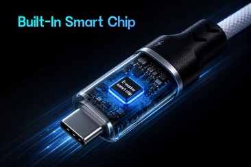 Si afferma che il chip integrato consenta l’utilizzo del protocollo USB4.