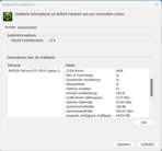 Nvidia Systeminfo