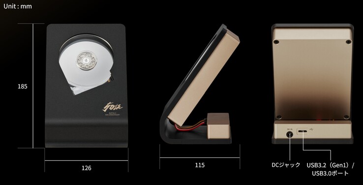 Il 50° anniversario 'Skeleton Hard Disk' è un modello esterno da 4 TB. (Fonte: Buffalo)