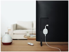 Il Chromecast con Google TV (HD) sarà disponibile solo in bianco. (Fonte: Google via @_snoopytech_)