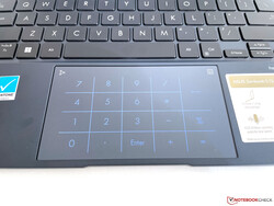 Il touchpad può essere utilizzato anche come tastierino numerico.