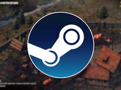 Un'immagine che mostra il logo di Steam e il gioco Thronebreaker: The Witcher Tales, ora scontato dell'80%.