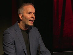 Uno screengrab di Marc Alexis Cote ai BAFTA (fonte immagine: BAFTA YT)