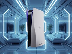 Viene mostrato un mockup della console PS6