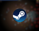 Nella foto - il logo di Steam sovrapposto ad una schermata sfocata del gioco Power Fantasy. (Fonte immagine: Steam - modificato)