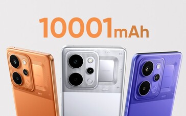 Il Realme P4 Power 5G è dotato di un'enorme batteria da 10.001 mAh (Fonte: Realme)