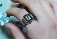 Casio includerà nel modello CRW-001-1JR diverse opzioni di dimensioni dell'anello con distanziatori di regolazione per una vestibilità perfetta. (Fonte: Casio)