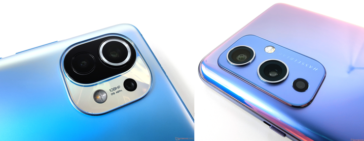 Le fotocamere dello Xiaomi Mi 11 e del OnePlus 9 in dettaglio