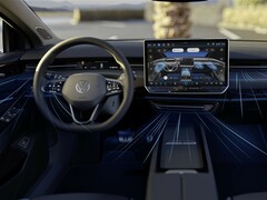 Volkswagen ha presentato un sistema di climatizzazione intelligente che utilizzerà nella nuova ID.7 EV. (Fonte: Volkswagen)