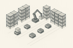 Amazon: Rivelato l&#039;obiettivo interno di tagliare 600.000 posti di lavoro attraverso l&#039;AI e la robotica. (Fonte immagine: GPT-image-1)