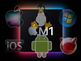 Immaginate un tablet che esegue Android su chip ARM che utilizza l'architettura M1.