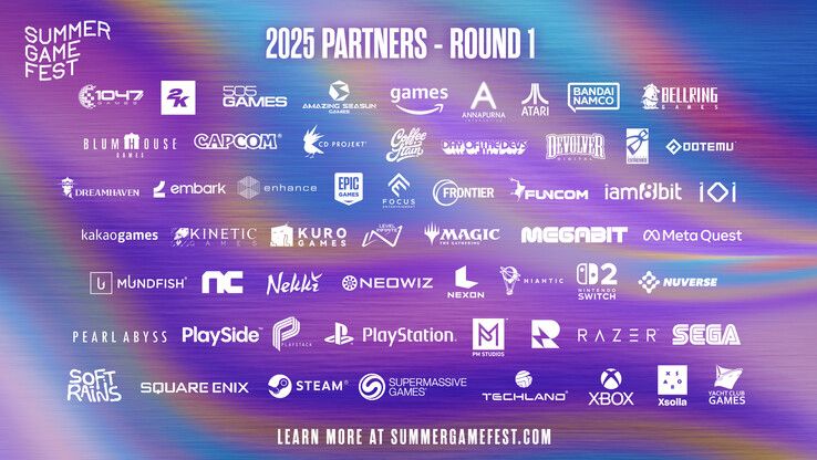 I partner del Round 1 al Summer Game Fest 2025 (Fonte: Summer Game Fest)