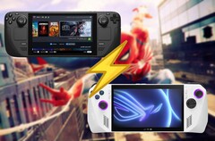 Lo Steam Deck ha faticato con Spider-Man 2, mentre il ROG Ally si è comportato decentemente bene. (Fonte: Steam, Asus, Valve, a cura di)