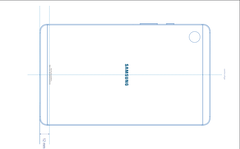 Un diagramma di Galaxy Tab A9. (Fonte: FCC)