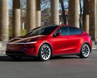 La Tesla Model Y del 2026 in colore rosso. (Fonte: Tesla)