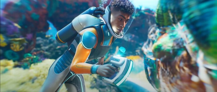 Una schermata del teaser di Subnautica 2 (Fonte: Subnautica 2 su YouTube)