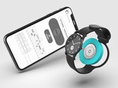 Il monitor Afon per la glicemia (BG) può essere utilizzato con o senza uno smartwatch. (Fonte immagine: Afon - modificato)