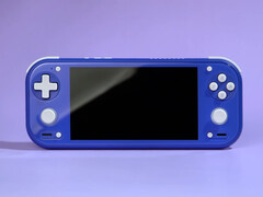 L’RG 55G1 presenta un design simile a quello dello Switch Lite. Nella foto: la console portatile da gioco nella versione Indigo.