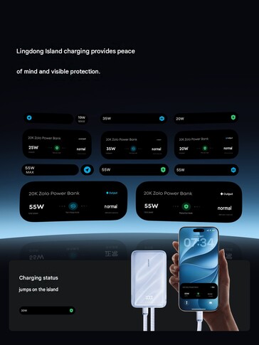 Il power bank mostra le notifiche di ricarica sulla Dynamic Island