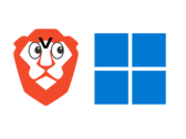 Brave blocca una funzione chiave di Windows 11 per impostazione predefinita. (Fonte immagine: logo Brave e logo Windows 11, con modifiche)