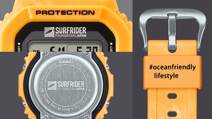 L'orologio della collaborazione Casio G-Shock-Surfrider Foundation Japan. (Fonte: Casio)