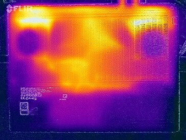 Test di sollecitazione delle temperature di superficie (lato superiore)