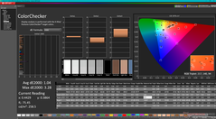 ColorChecker dopo la calibrazione