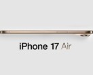 Rendering non ufficiale del vociferato iPhone 17 Air. (Fonte immagine: MacRumors - modificato)