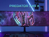 Il Predator X49 X sembra condividere lo stesso pannello QD-OLED Gen 2 delle recenti versioni RedMagic e Philips Evnia. (Fonte: Acer)