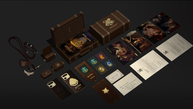 Il realme 16 Pro Harry Potter Edition è confezionato in una scatola regalo personalizzata, progettata come una replica in scala 1:1 dell’iconico baule di Harry Potter.
