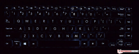 Tastiera dell'Asus ZenBook 13 UM325S (illuminata)
