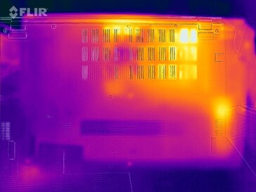 Produzione di calore superficie inferiore (carico)