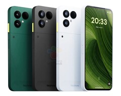 Secondo quanto riferito, il Fairphone 6 sarà disponibile in tre colori, tra cui Forest Green e Cloud White. (Fonte: Winfuture)