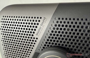 Gli altoparlanti stereo sono nascosti dietro le griglie.