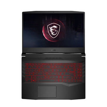 MSI Pulse GL66 schermo e tastiera (immagine via MSI)