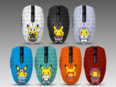 Razer ha creato sette varianti di Pikachu dell'Orochi V2. (Fonte: Razer)