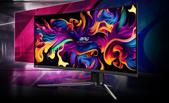 L'MPG 341CQPX non è dotato di un pannello QD-OLED Gen 2.5, come suggerivano le informazioni di pre-rilascio. (Fonte: MSI)