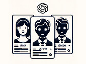 Discriminazione nella valutazione e selezione del lavoro da parte di GPT-3 e GPT-4 di OpenAI (immagine simbolica: DALL-E / AI, a cura)