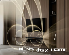 L'H7 ora supporta DTS:X oltre a Dolby Atmos, una novità che LG attribuisce alle richieste degli appassionati di home theatre.