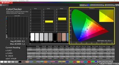 CalMAN ColorChecker (profilo: sRGB)