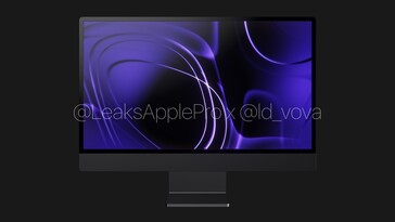 2021 iMac Pro. (Fonte del rendering fatto dai fan: @ld_vova)